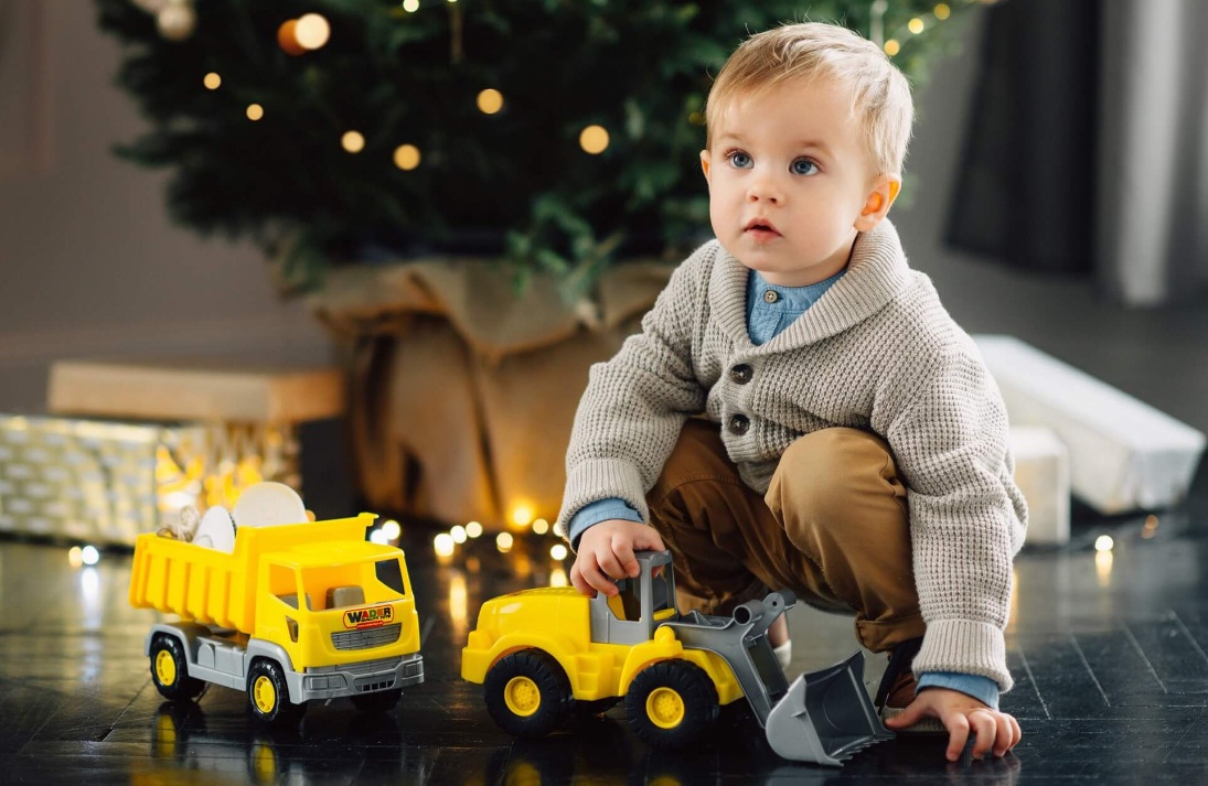 Industrijske mašine za decu, 3 komada Polesie