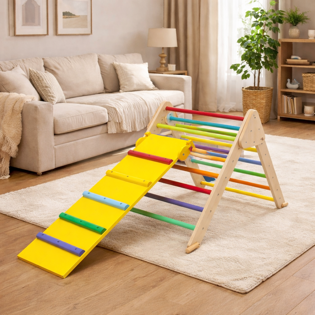 Sklopiva pikler 3u1 penjalica u boji Rastimo zajedno