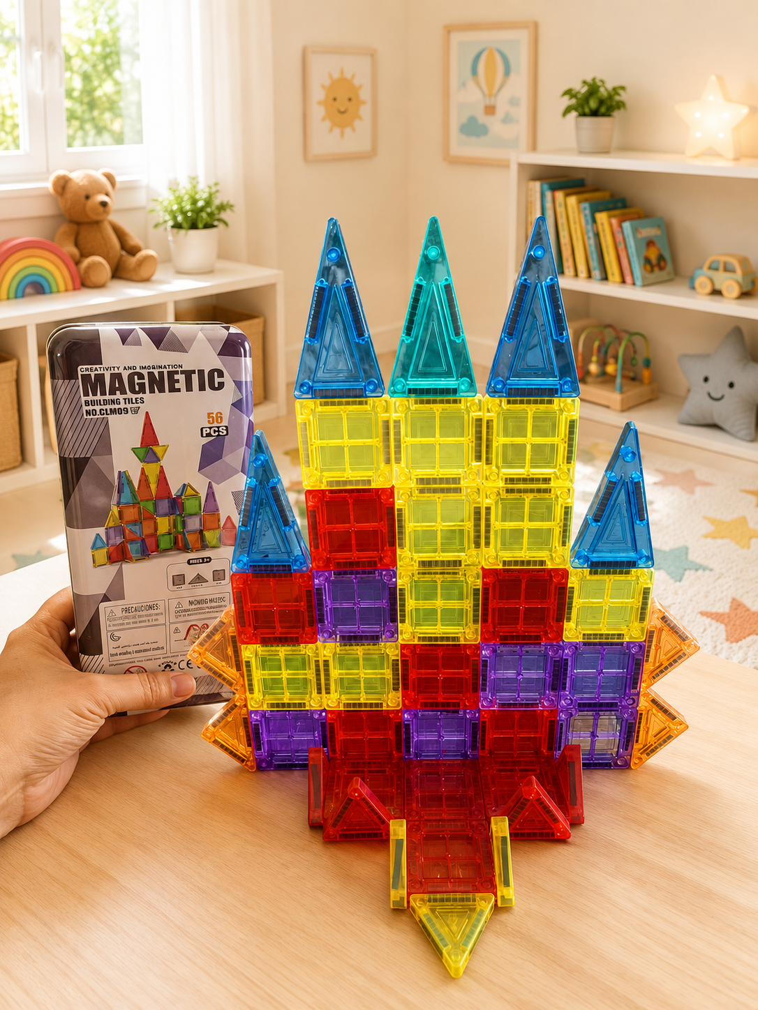 Magnetni konstruktor Travel Smart Fun 56 delova ST0840650X Magnetne kocke
