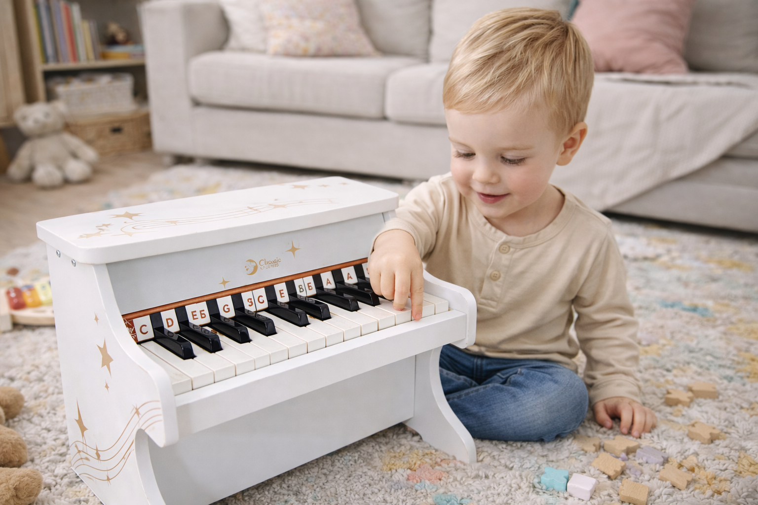 Muzička igračka Klavir Fantasy beli Classic World 