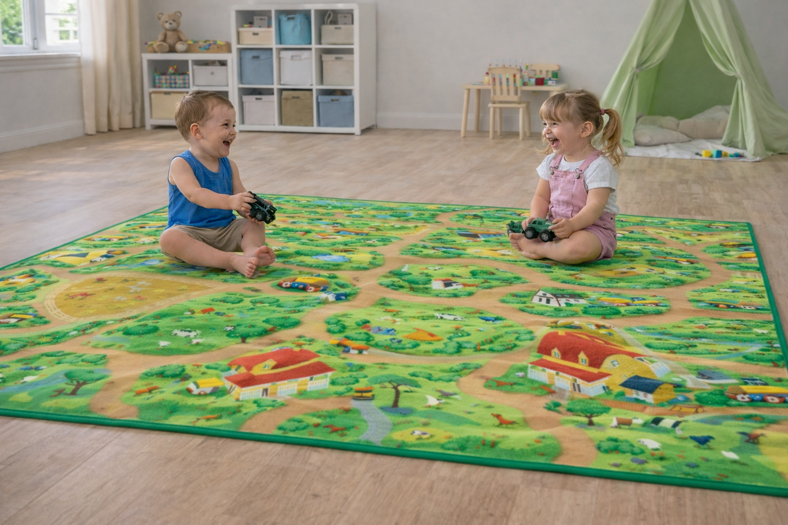 Podloga za igru Farma 200 x 120cm Rollmatz 