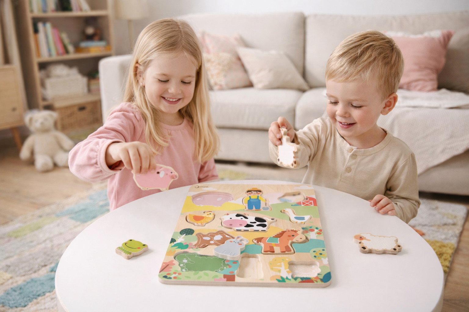 Drvena slagalica Farma Classic World