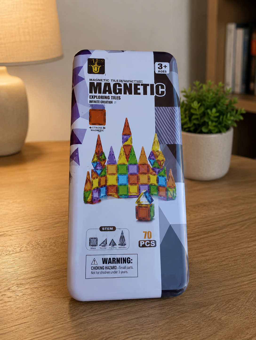 Magnetni konstruktor Travel pack 70 delova ST0840653X Magnetne kocke