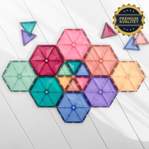 Magnetni konstruktor Pastel Geometry 40 delova Connetix