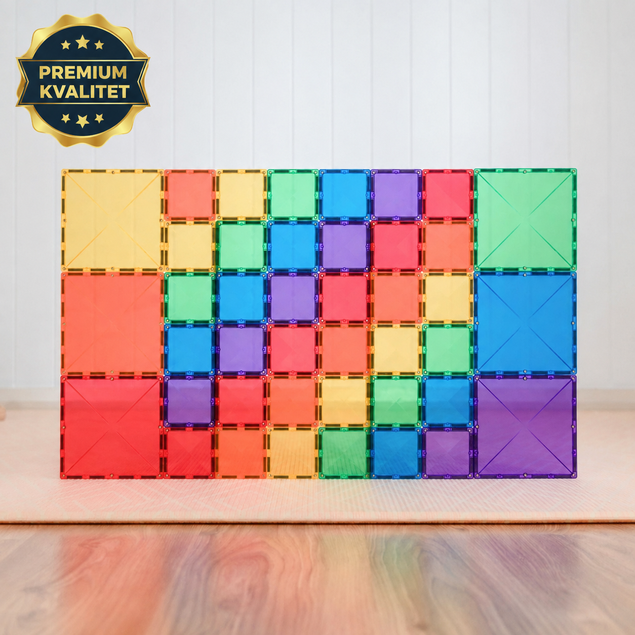 Magnetni konstruktor  Rainbow Sqare pack 42 dela Connetix