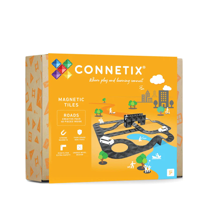 Magnetni konstruktor Creative Roads Pack 48 delova Connetix