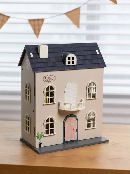 Drvena Retro kućica za lutke Classic World
