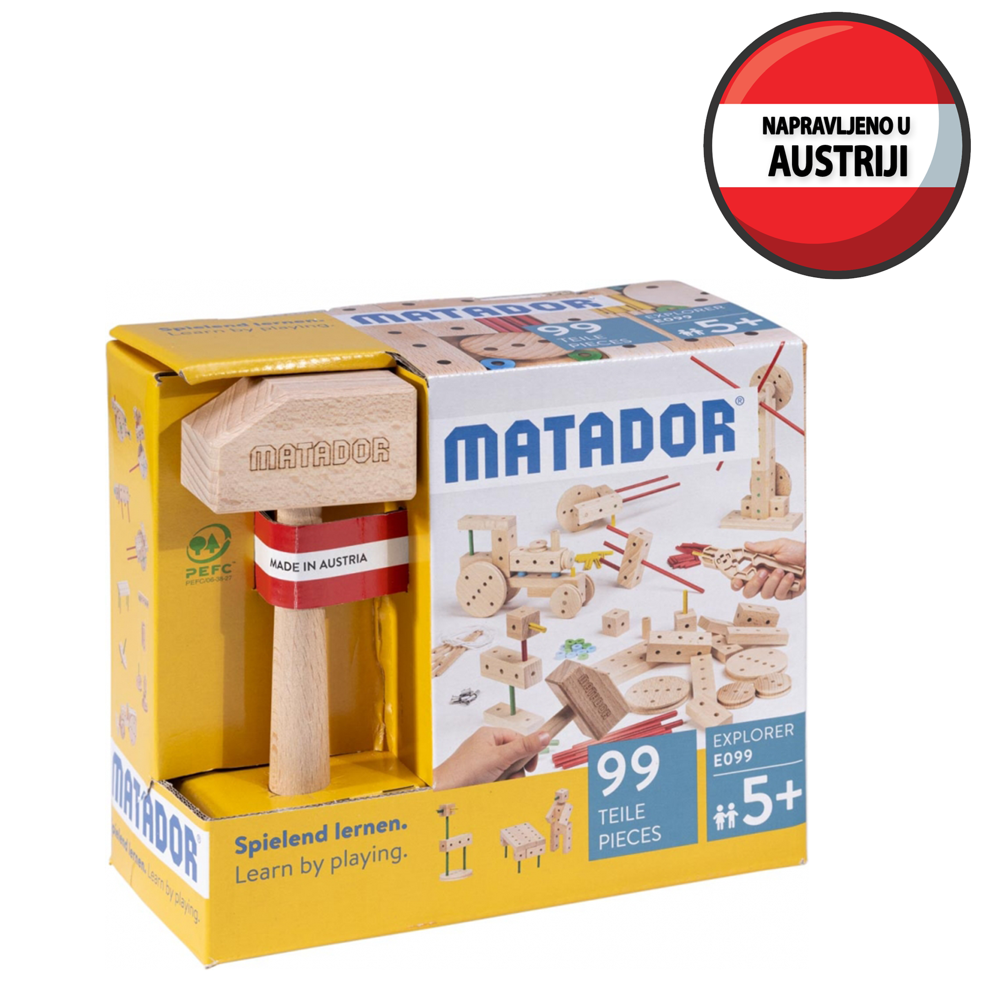 Drveni konstruktor set Istraživač E099 Matador