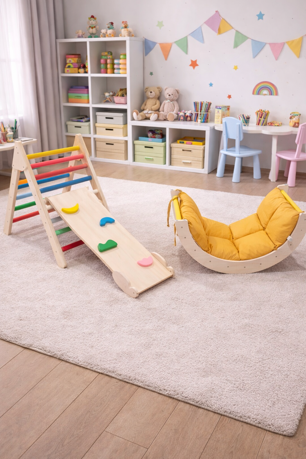 Jastuk za pikler 3u1 penjalice Rastimo zajedno žuta