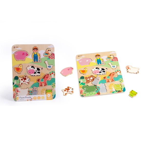 Drvena slagalica Farma Classic World