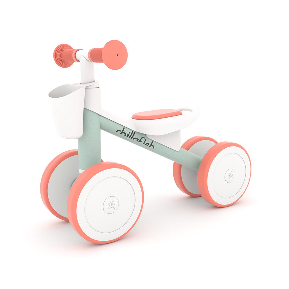 Bicikl guralica Quadi Racer Breeze Pink sa korpicom Chillafish