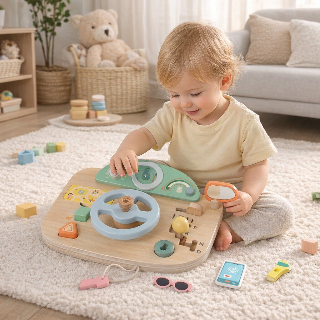 Drveni set Multifunkcionalni Volan Classic World