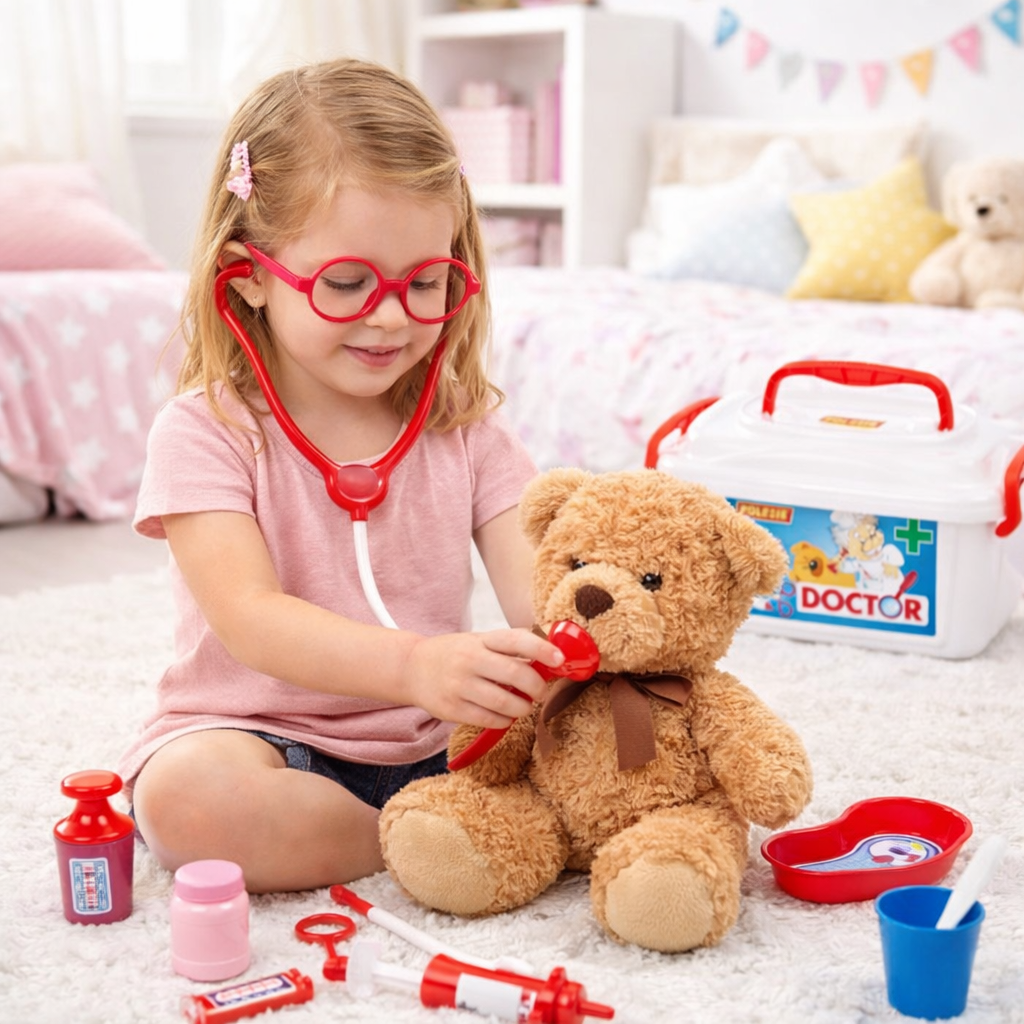 Doktorski set za decu u kutiji Polesie
